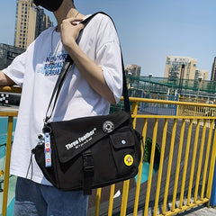 Men's Casual Messenger Bag Large Capacity Crossbody Bag