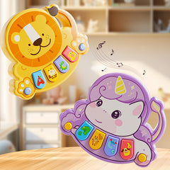 Interactive Animal Baby Piano Toy with Colorful Keys & Characters Touch & Teach