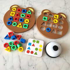 Geometric Shape Matching Puzzle Board Game for Family