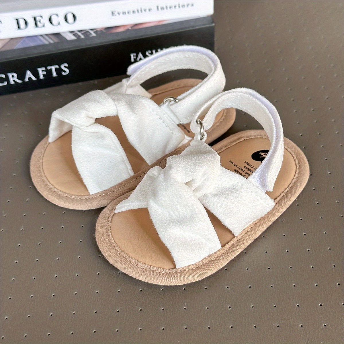 Comfy Baby Girls Sandals Lightweight Non Slip Walking Shoes For Infants