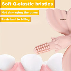 Portable Infant Toothbrush Teether for Soothing Baby's Sore Gums