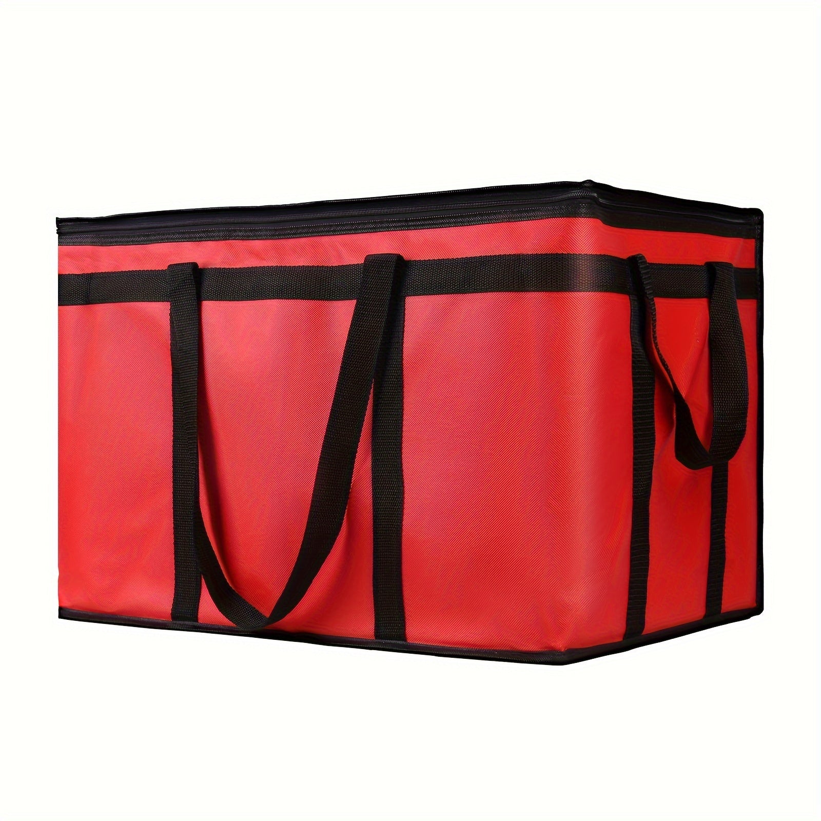 Red XXXL Insulated Reusable Tote Bag for Shopping Camping