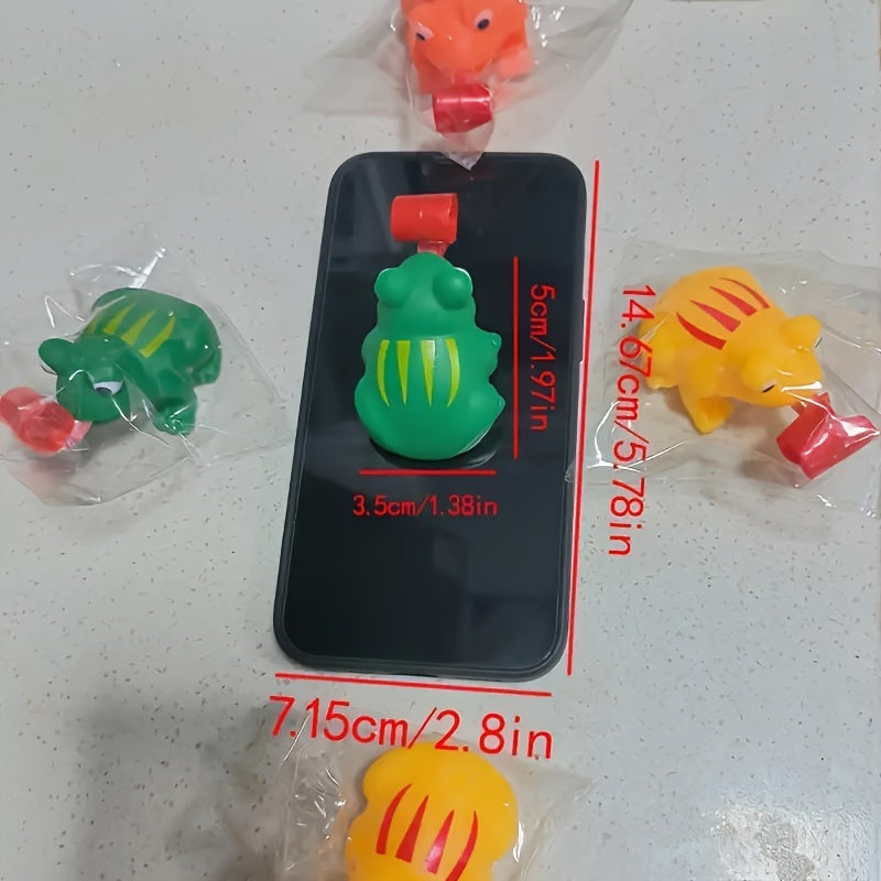 Funny Frog Toys with Tongue Out Durable Rubber Party Favors for Ages 6
