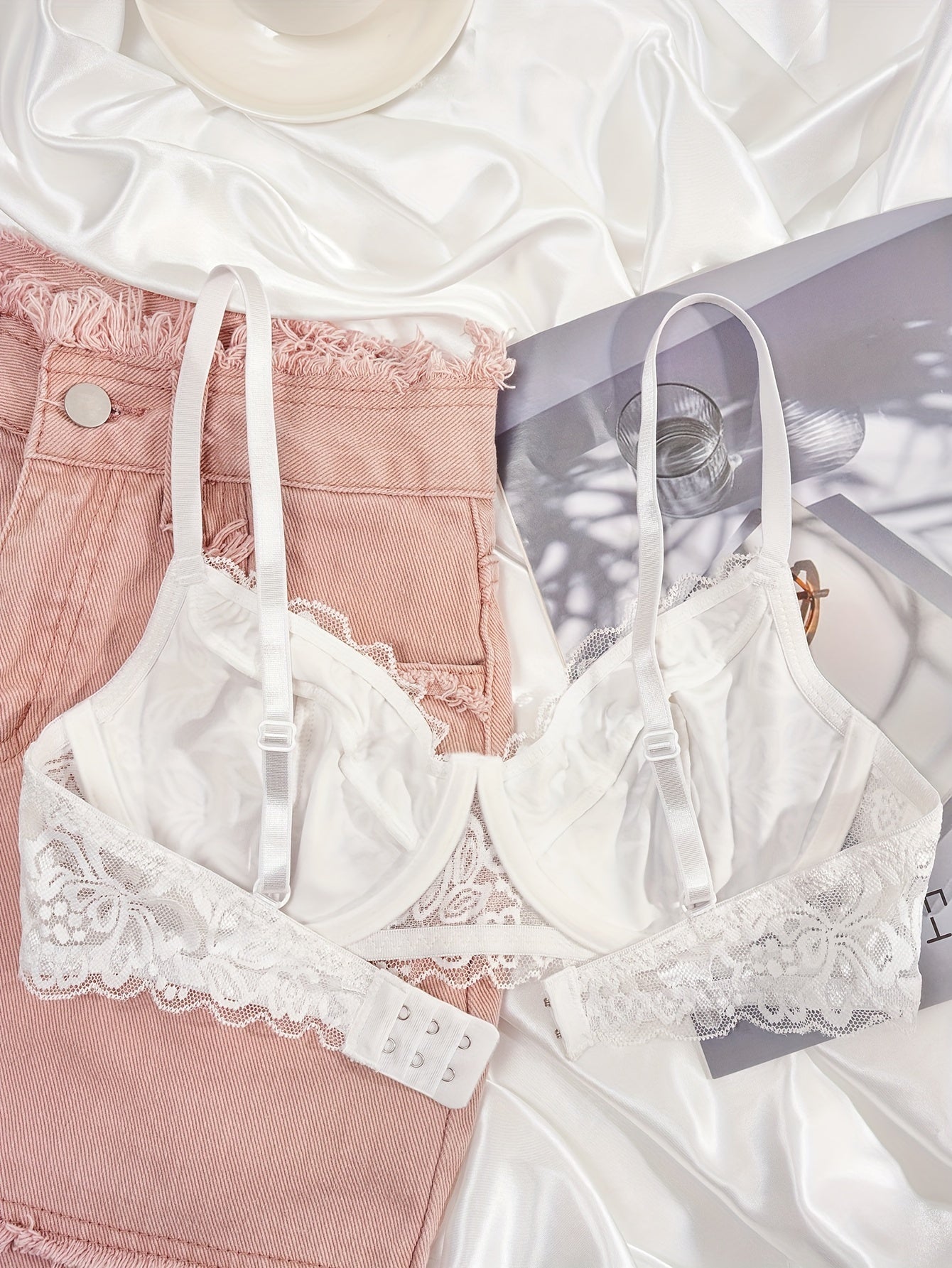 Lace Push Up Bra Comfy & Breathable Women's Lingerie