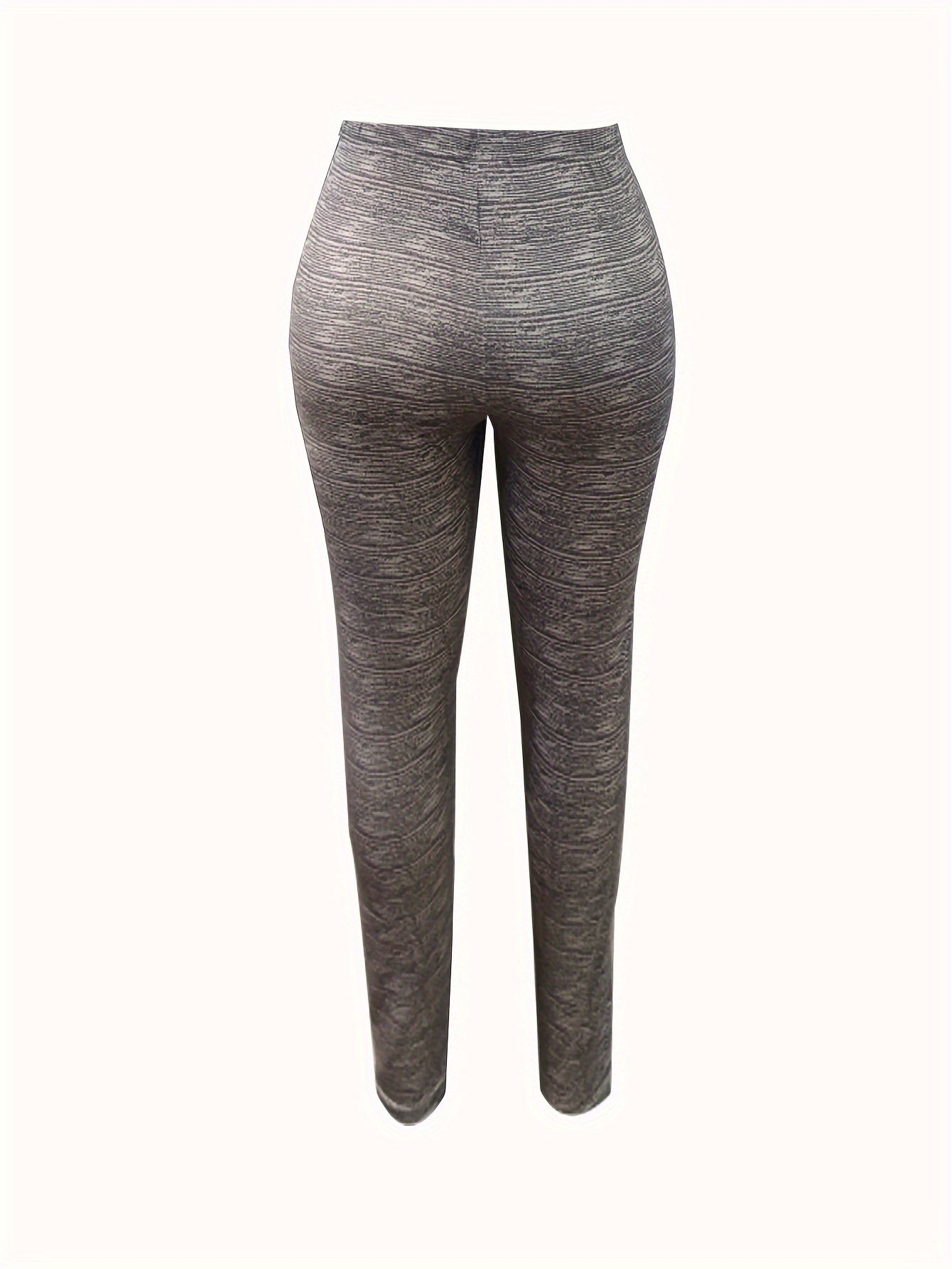  Leggings Women's Plus Space Dye Medium Stretch Slim Fit Leggings