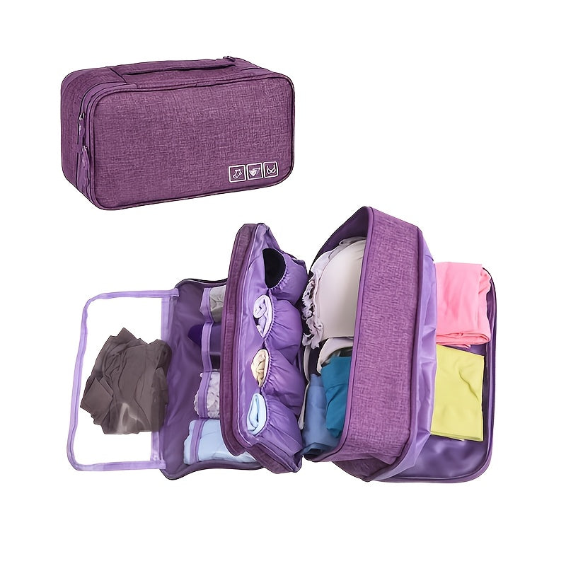 Portable Travel Underwear Storage Bag Toiletry Organizer