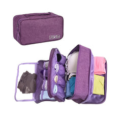 Portable Travel Underwear Storage Bag Toiletry Organizer