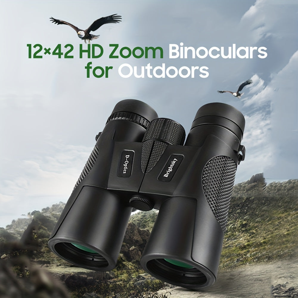 High Magnification Waterproof Binoculars 12x42 BAK4 Prism