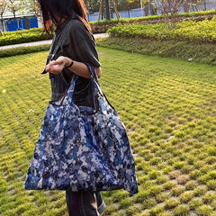 All Over Print Shoulder Bag Large Capacity Lightweight Shopper Bag