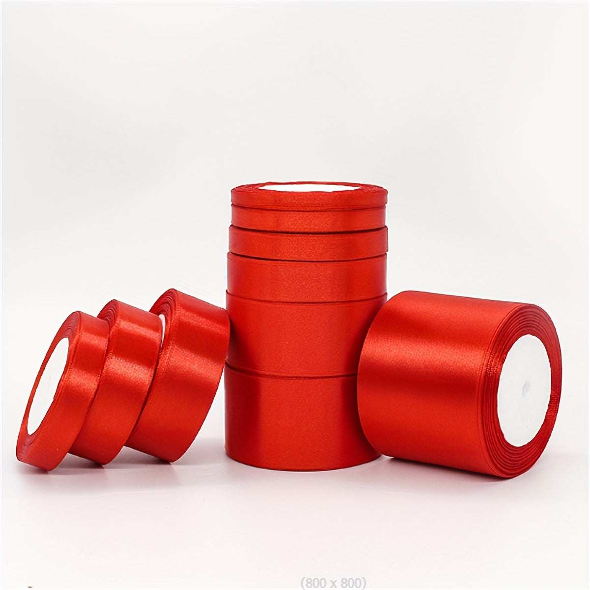 Red 86 Meter Long Ribbon for DIY Gift Packaging