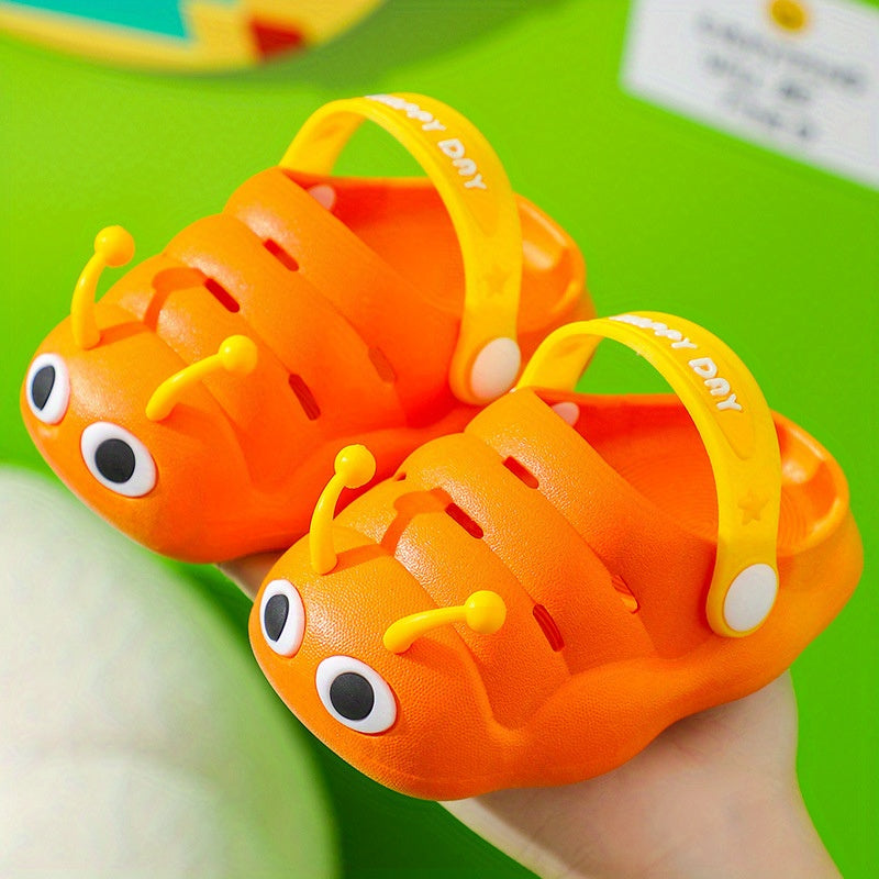 Baby Girl's Cartoon Printed Foam Slides Non Slip Slippers Clogs