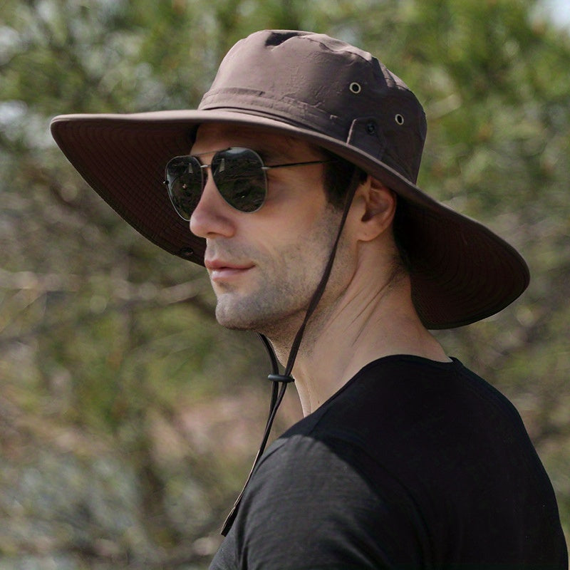 Unisex Large Brim Bucket Hat for Outdoor Activities