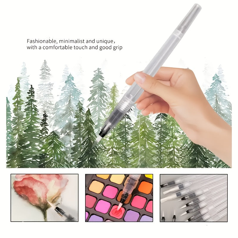 12 Pack Refillable Watercolor Pens for Drawing and Calligraphy