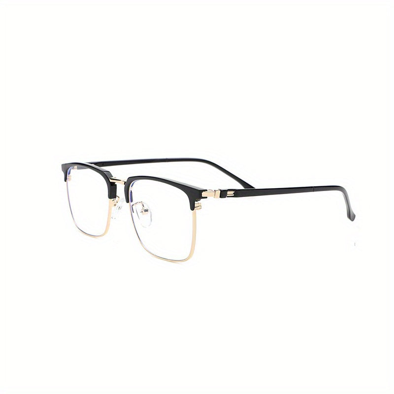 Men's Oval Frame Glasses All Match Plastic Eyewear