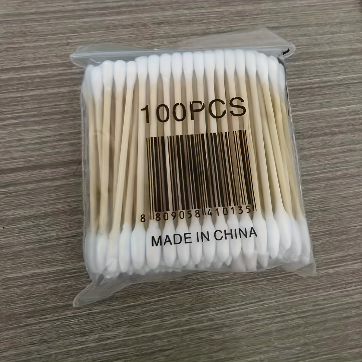 500pcs 100pcs Cotton Swabs Round Thick Tips Disposable Ear Cleaning Sticks