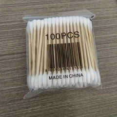 500pcs 100pcs Cotton Swabs Round Thick Tips Disposable Ear Cleaning Sticks