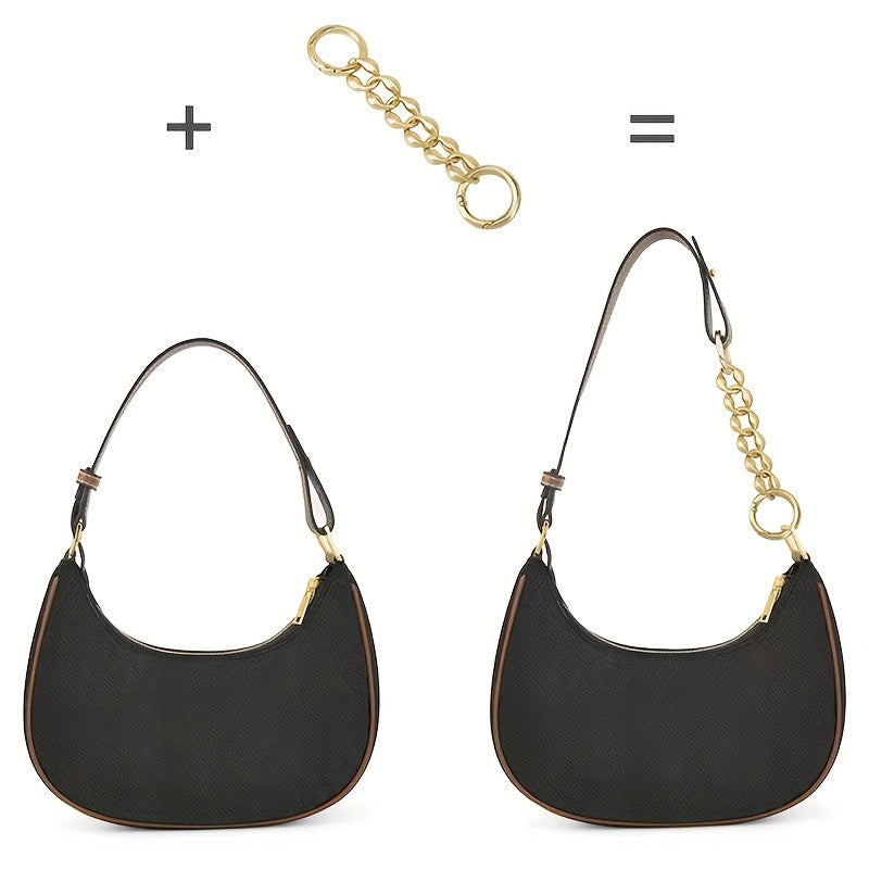 Rhombus Alloy Extension Chain For Men's Bag