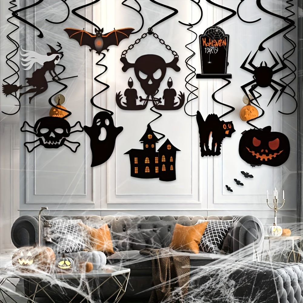 Halloween Hanging Swirl Spiderweb Cobweb Party Decorations