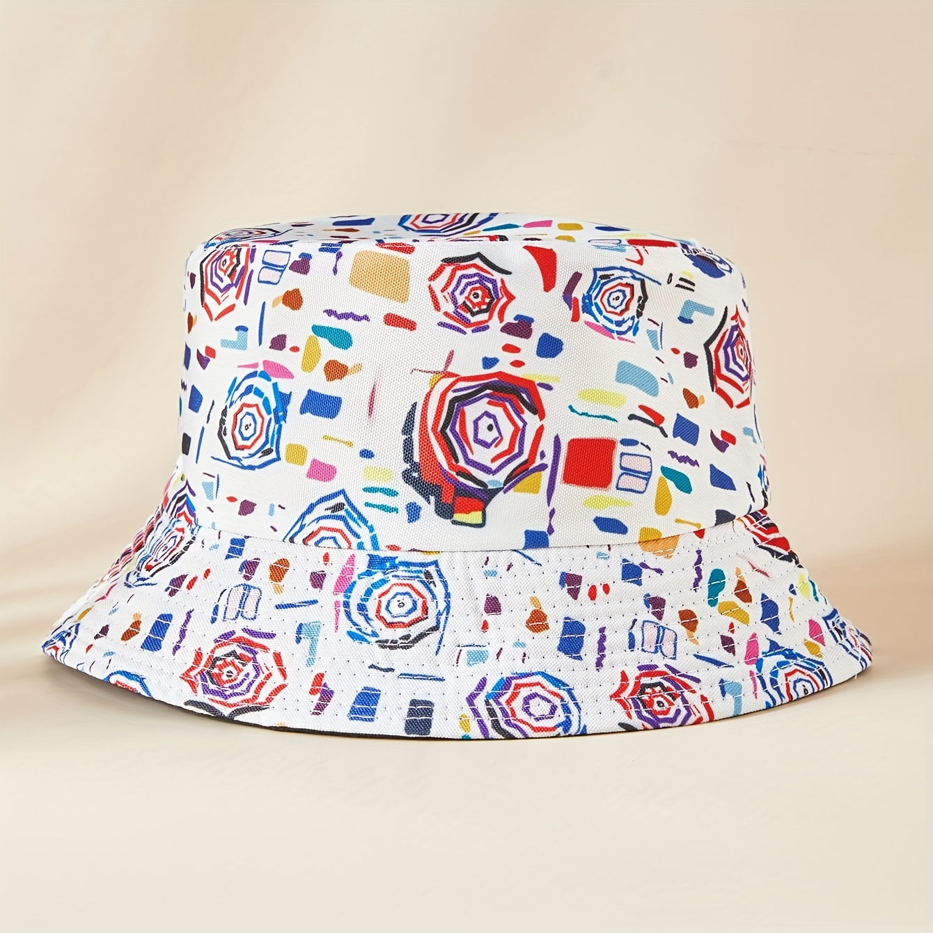 Colorful Graffiti Bucket Hat Reversible Lightweight Basin Hat Summer Sunscreen