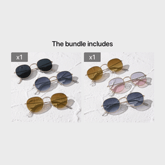 3 Pack Men's Colorful Casual Sunglasses