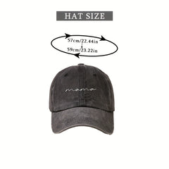 Distressed Casual Dad Hat Sun Hat For Women