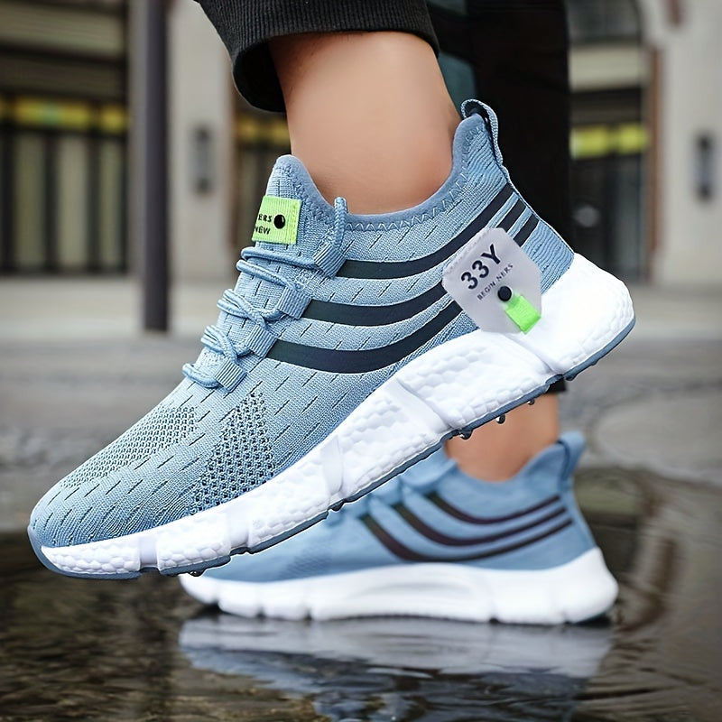 Men's Lace up Sneakers Athletic Shoes Lightweight Breathable