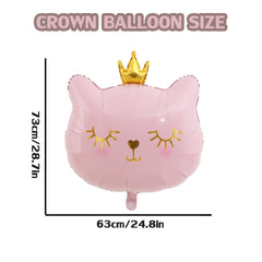 Adorable Kitten Foil Balloon for Party Decor