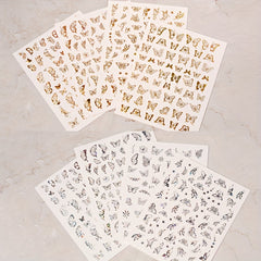 Butterfly Nail Art Stickers 3D Self Adhesive Nail Art Decals