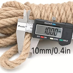 10mm Jute Hemp Rope 33 Feet Craft Twine DIY Arts Crafts Gift Packing