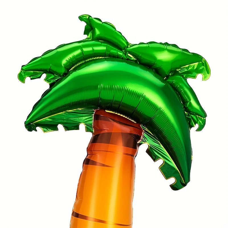 42 Inch Stand Coconut Tree Aluminum Film Balloon Hawaiian Style Decoration