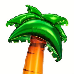 42 Inch Stand Coconut Tree Aluminum Film Balloon Hawaiian Style Decoration