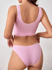 Heart Ring Linked Bra & Panties Set