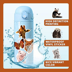 50pcs Animal Documentary Vinyl Waterproof Stickers for Adults
