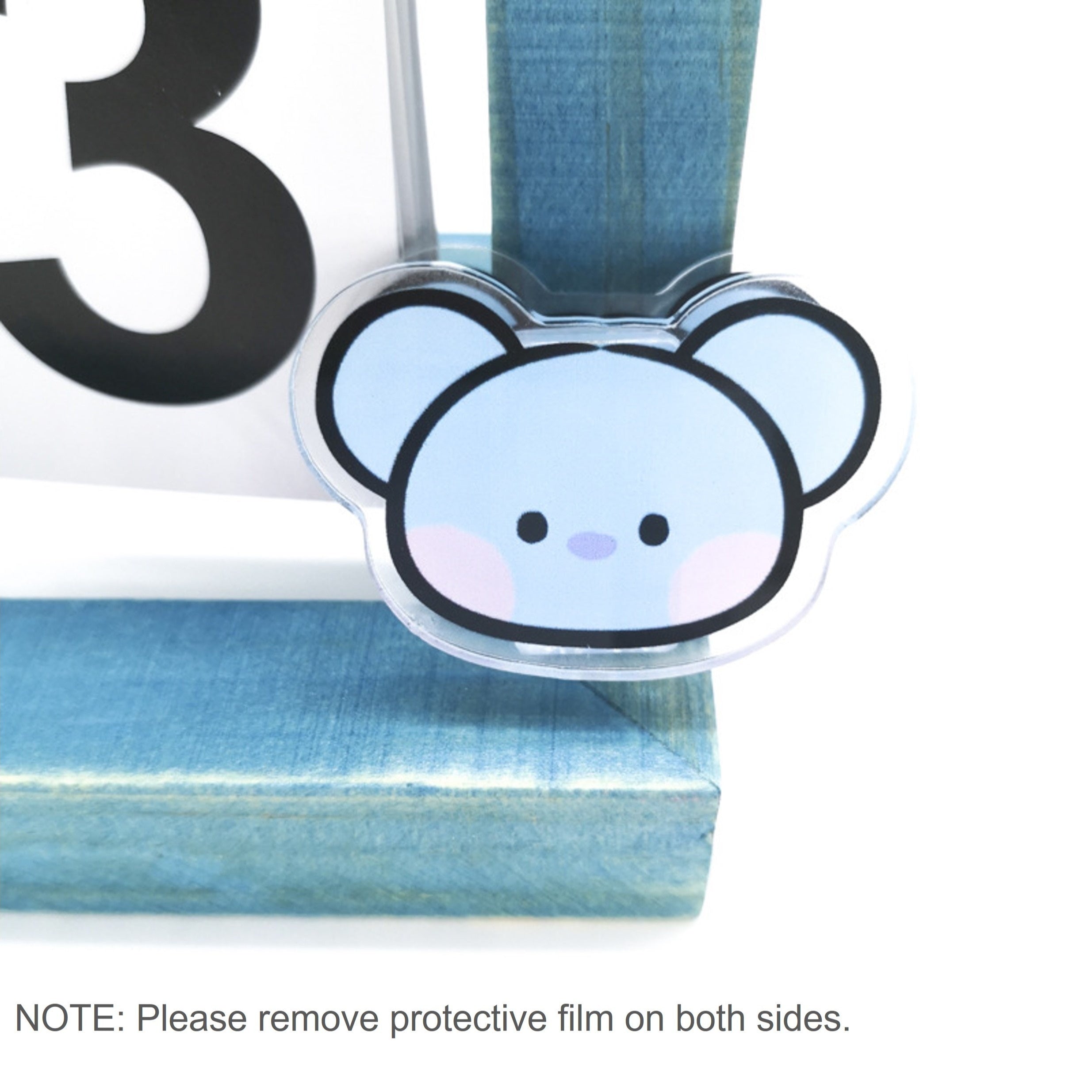 Cartoon Animal Bilayer Clip For Notebook Ticket