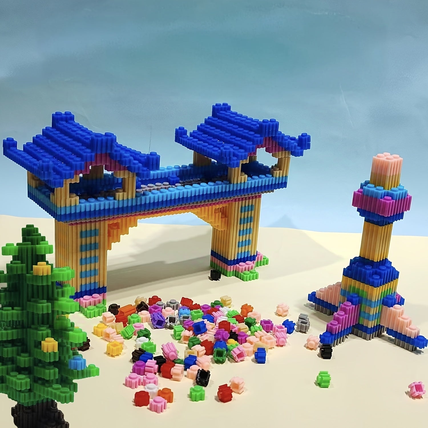 1248pcs Creative Bricks DIY Decorative Art Adult Creative Puzzle Birthday Gift