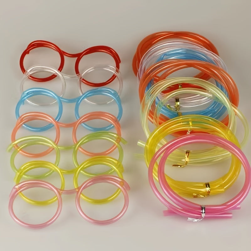 Funny Glasses Straws for Birthday Parties