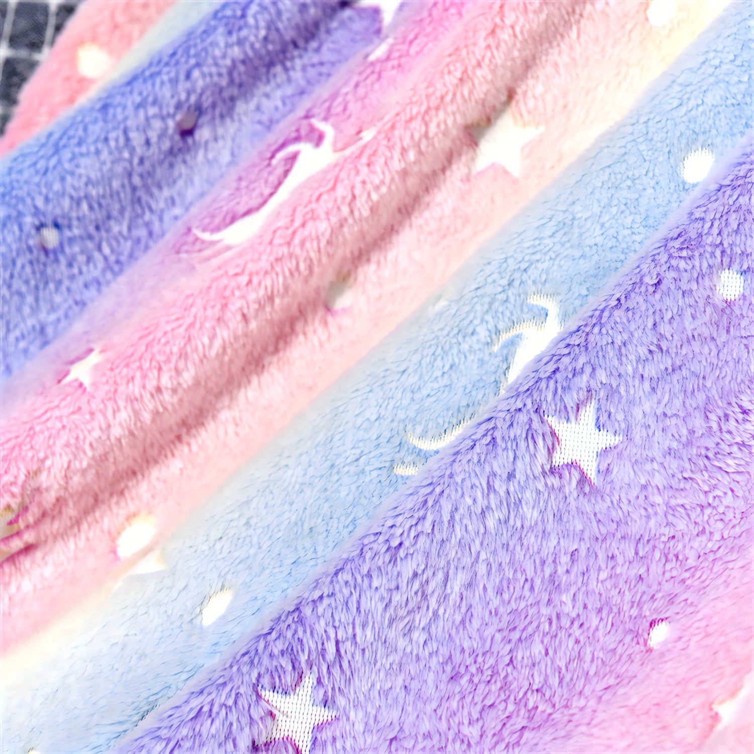 Glow In The Dark Unicorn Blanket Soft Fleece Throw Gift