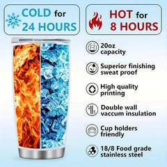 20oz Stainless Steel Double Wall Insulated Tumbler Coffee Cup