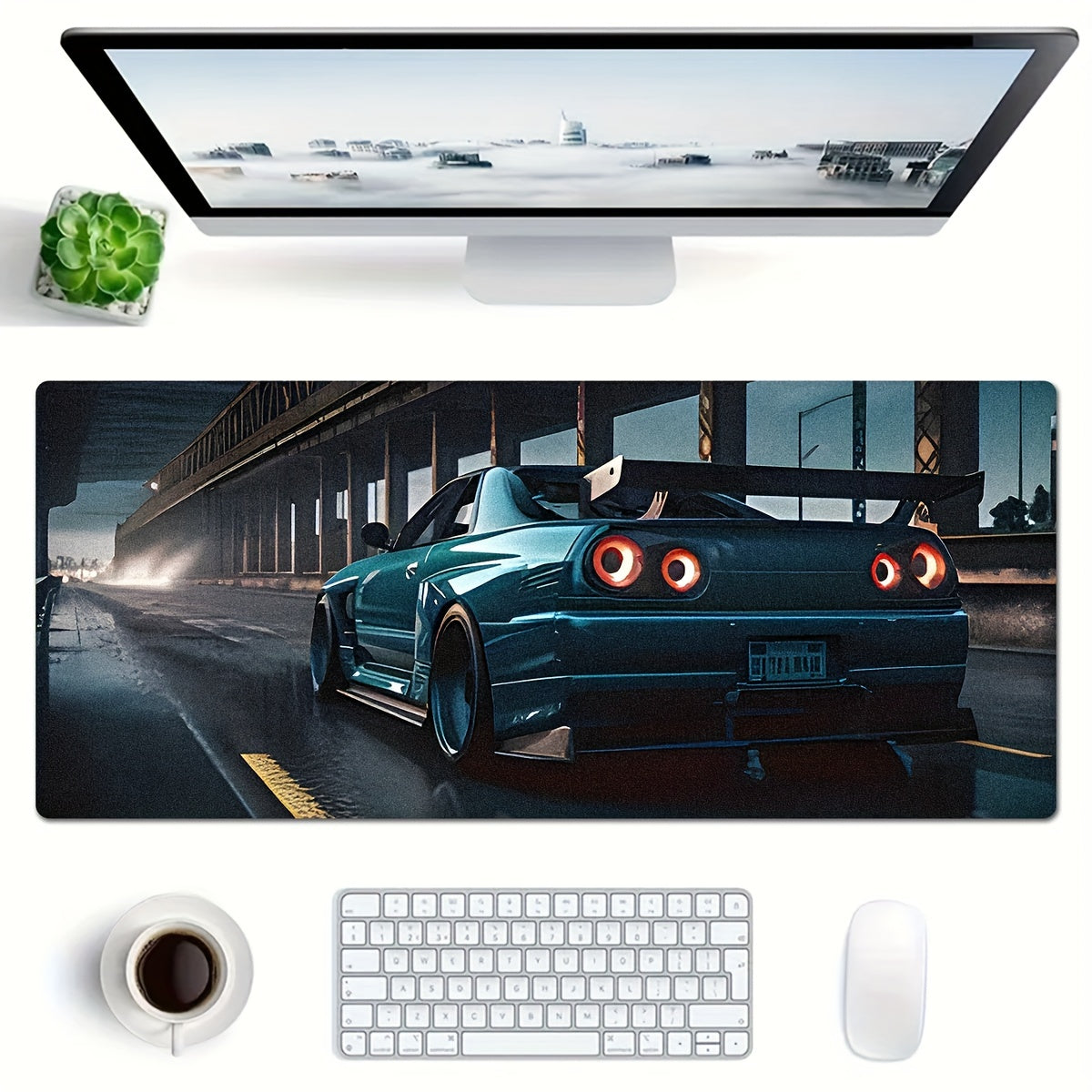 R32 Drift Car Mouse Pad - Anti-slip Keyboard Pad - Game Mouse Pad