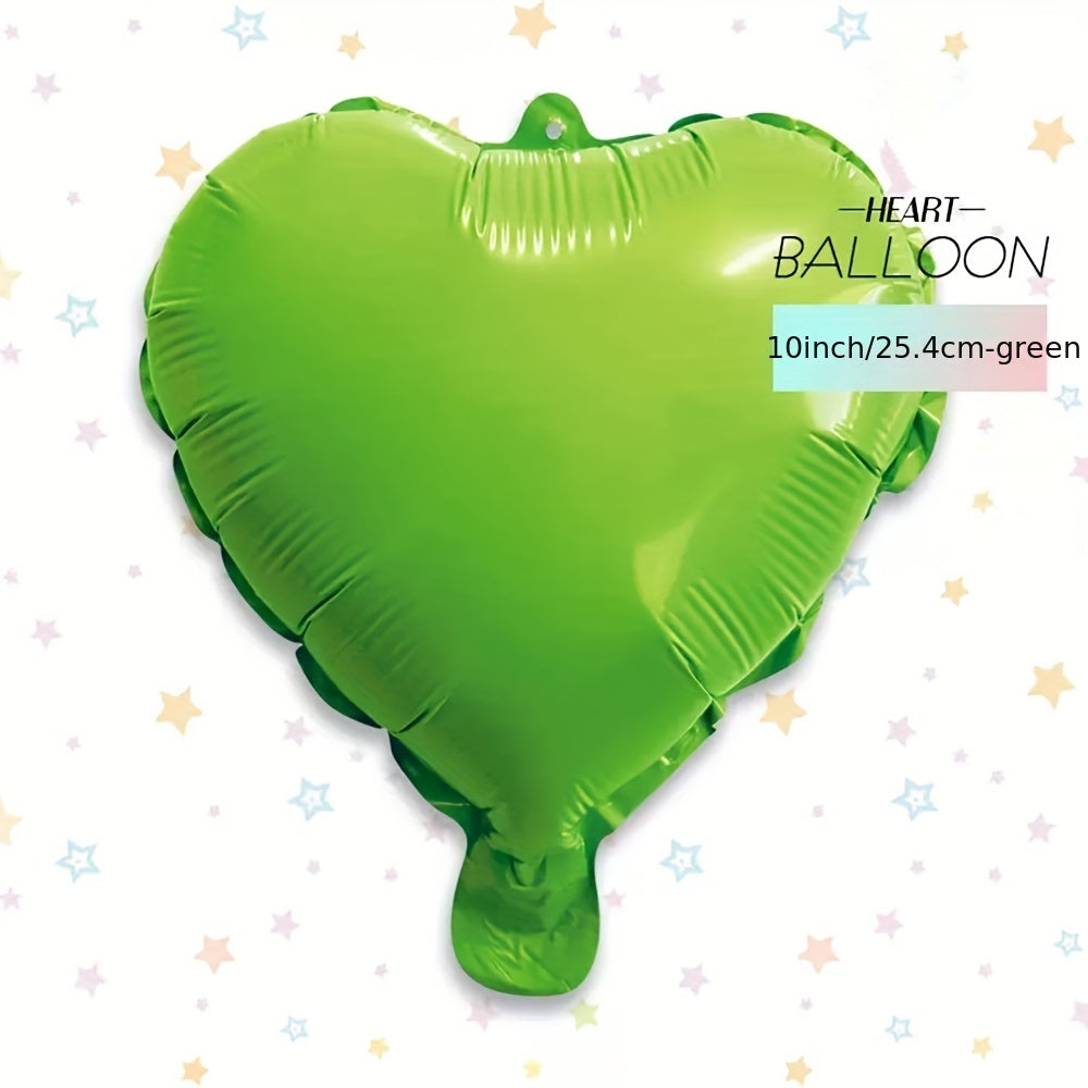 6pcs 25.4cm Love Macaron Aluminum Balloons - Birthday Party Decoration