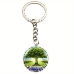Tree of Life Keychain Customizable Key Ring Gift for Mom