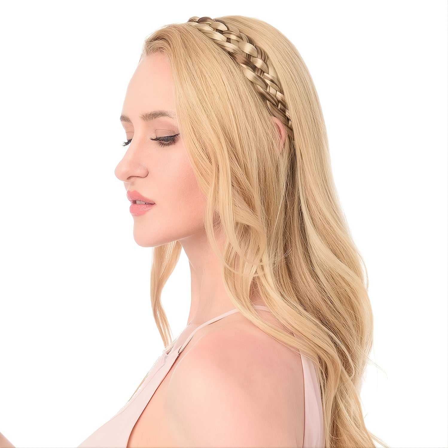 Women Braided Headband Hairpiece Hair Band Hair Accessories