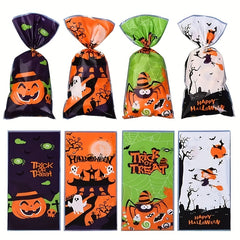 50pcs Halloween Candy Bag Creative Tote Bag Children's Gift Bag