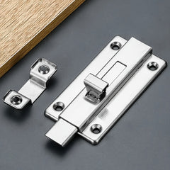Stainless Steel Double-Headed Door Bolt Push-Pull Lock Barrel Bolt Lock Buckle