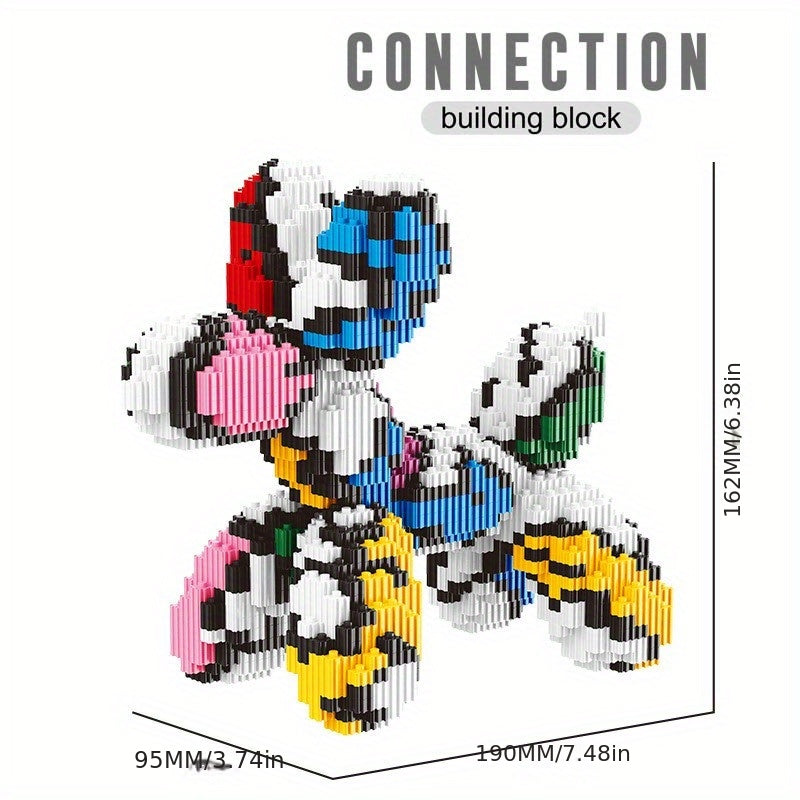 Balloon Dog Building Block Set - Festive Home Decor Gift