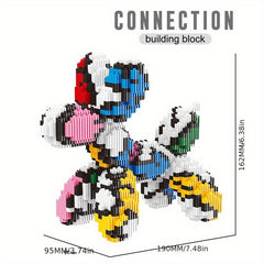 Balloon Dog Building Block Set - Festive Home Decor Gift