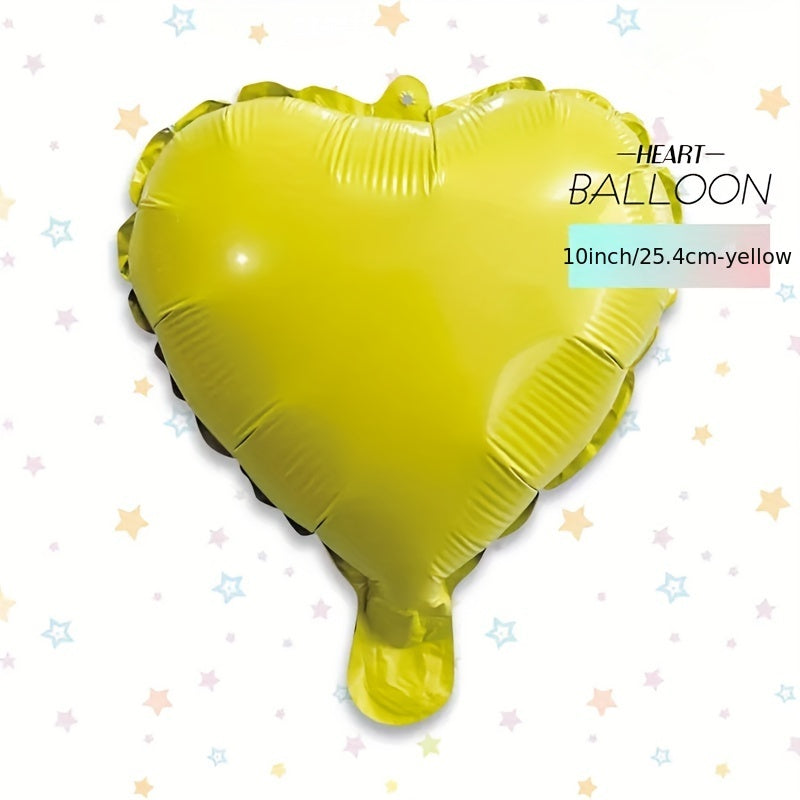 6pcs 25.4cm Love Macaron Aluminum Balloons - Birthday Party Decoration