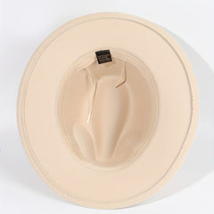 Y2K Rhinestone Decor Fedora Cap Unisex Jazz Hats Lightweight Felt Hat