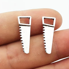 10pcs Mini Tool Serrated Wrench Hammer Head Pendant DIY Jewelry Making