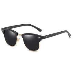 Semi Rimless Polarized Sunglasses For Men Women